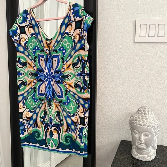 Anthropologie Maeve Bird Folksong Shift Dress Size M - Picture 3 of 8